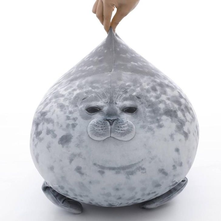 squishy seal plush