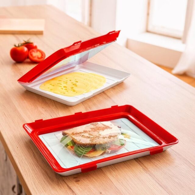 Creative Reusable Food Storage Tray Mr. Instrument
